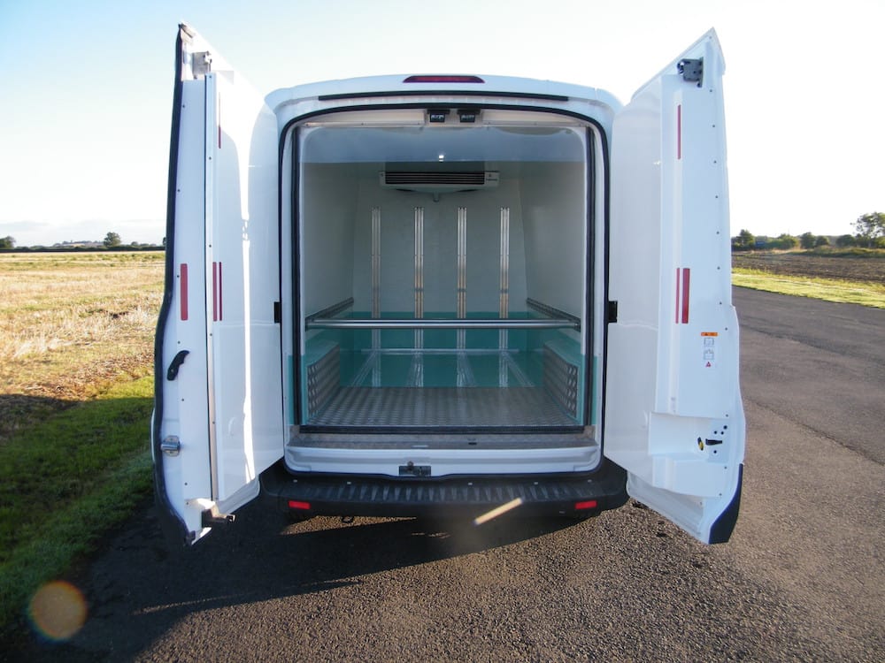 Deep Freeze Doors on Panel Van