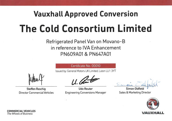 approved vauxhall movano refrigerated van conversions