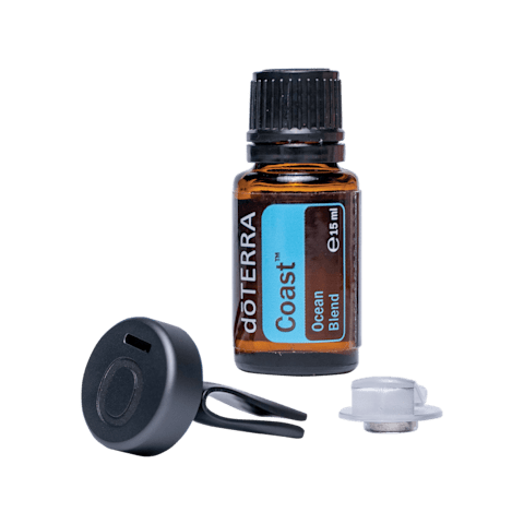 dōTERRA Coast™ és Fém bevonatú csíptetős autós párologtató