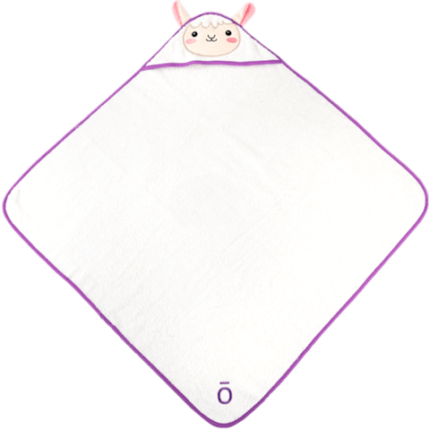 Bárányos kapucnis törölköző