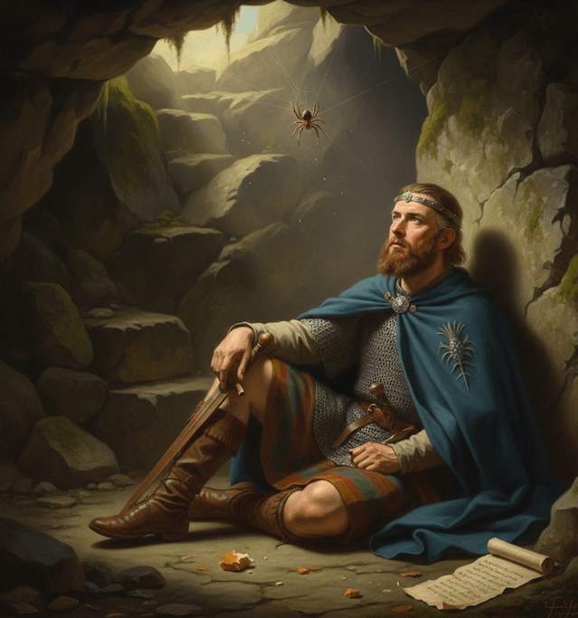 Illustration for The King and the Spider