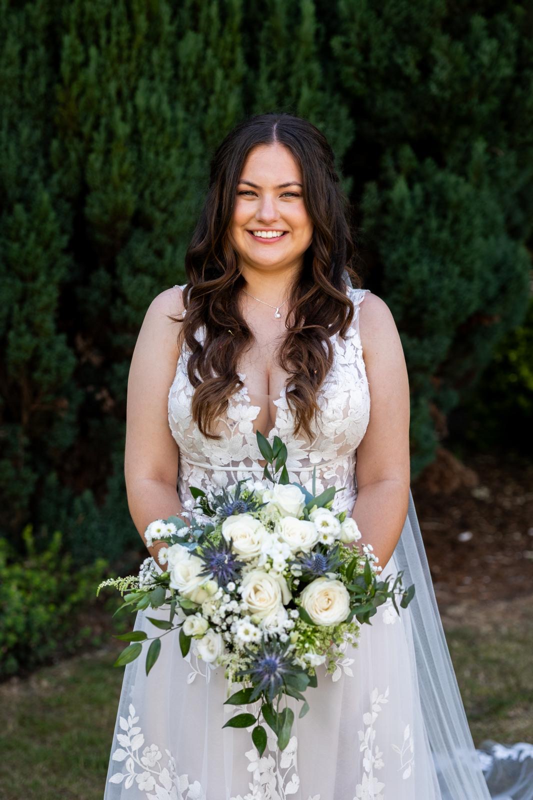 Bridal hair and makeup by Jenny Nicholls