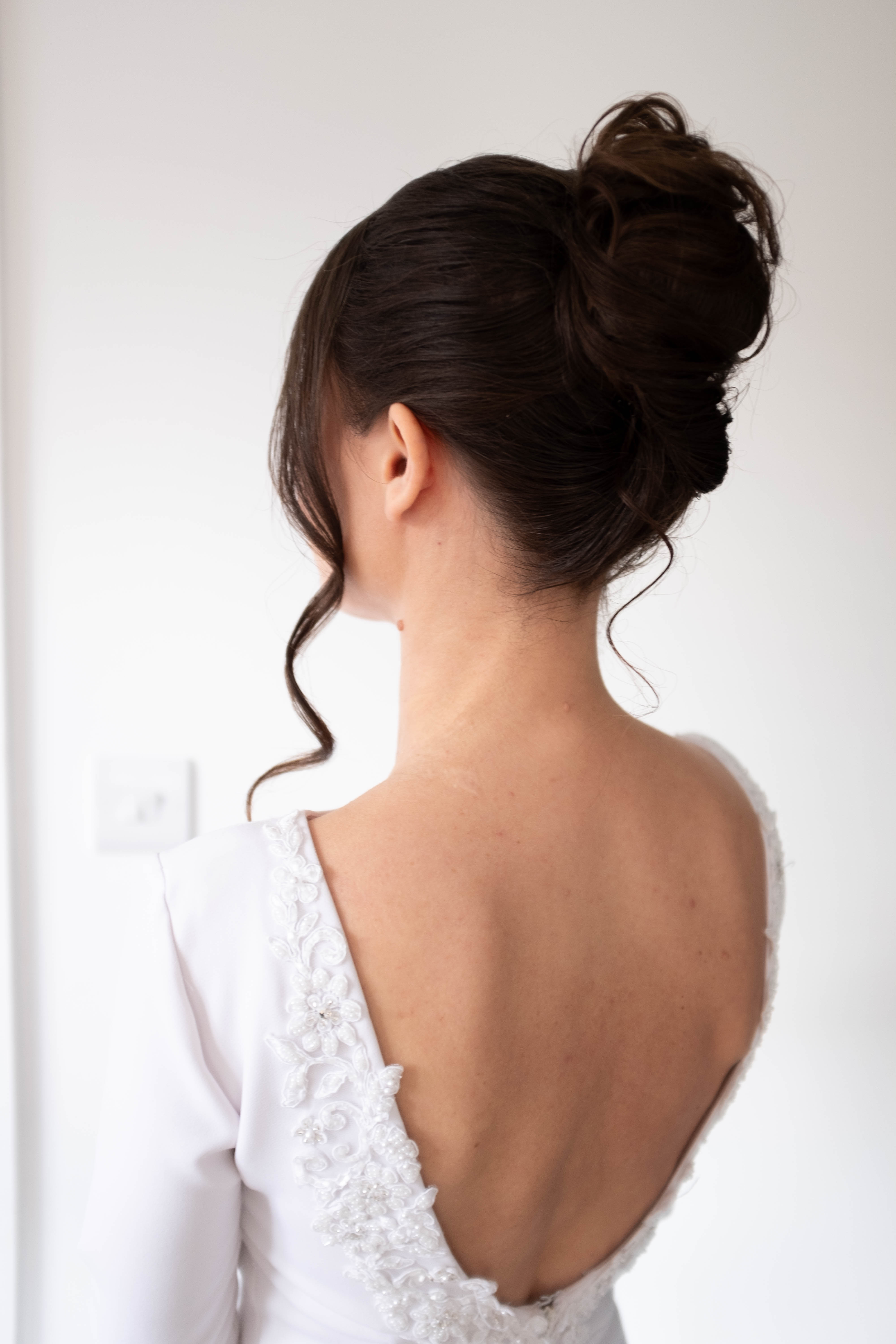 Bridal hair styling by Jenny Nicholls