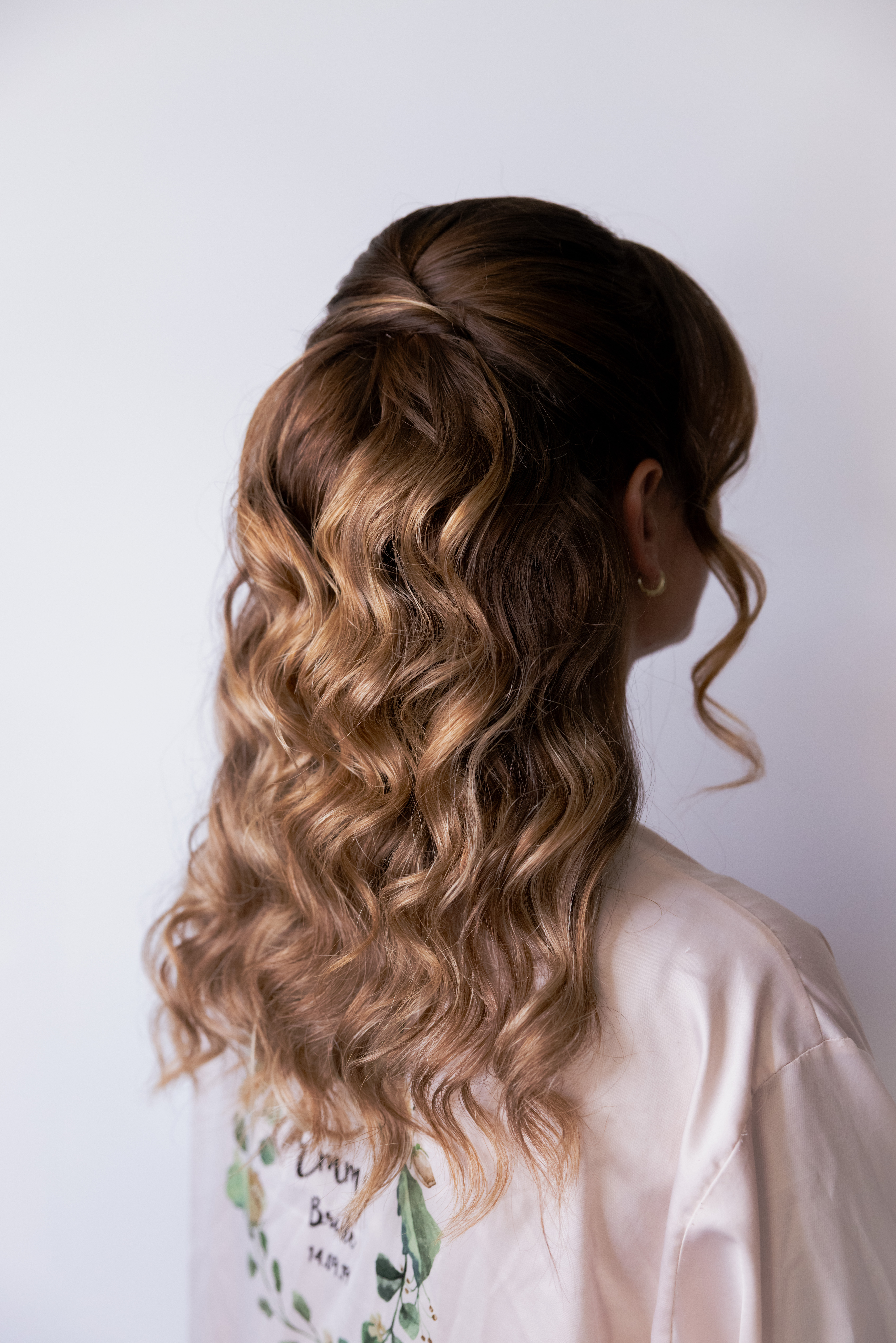 Bridal hair styling by Jenny Nicholls