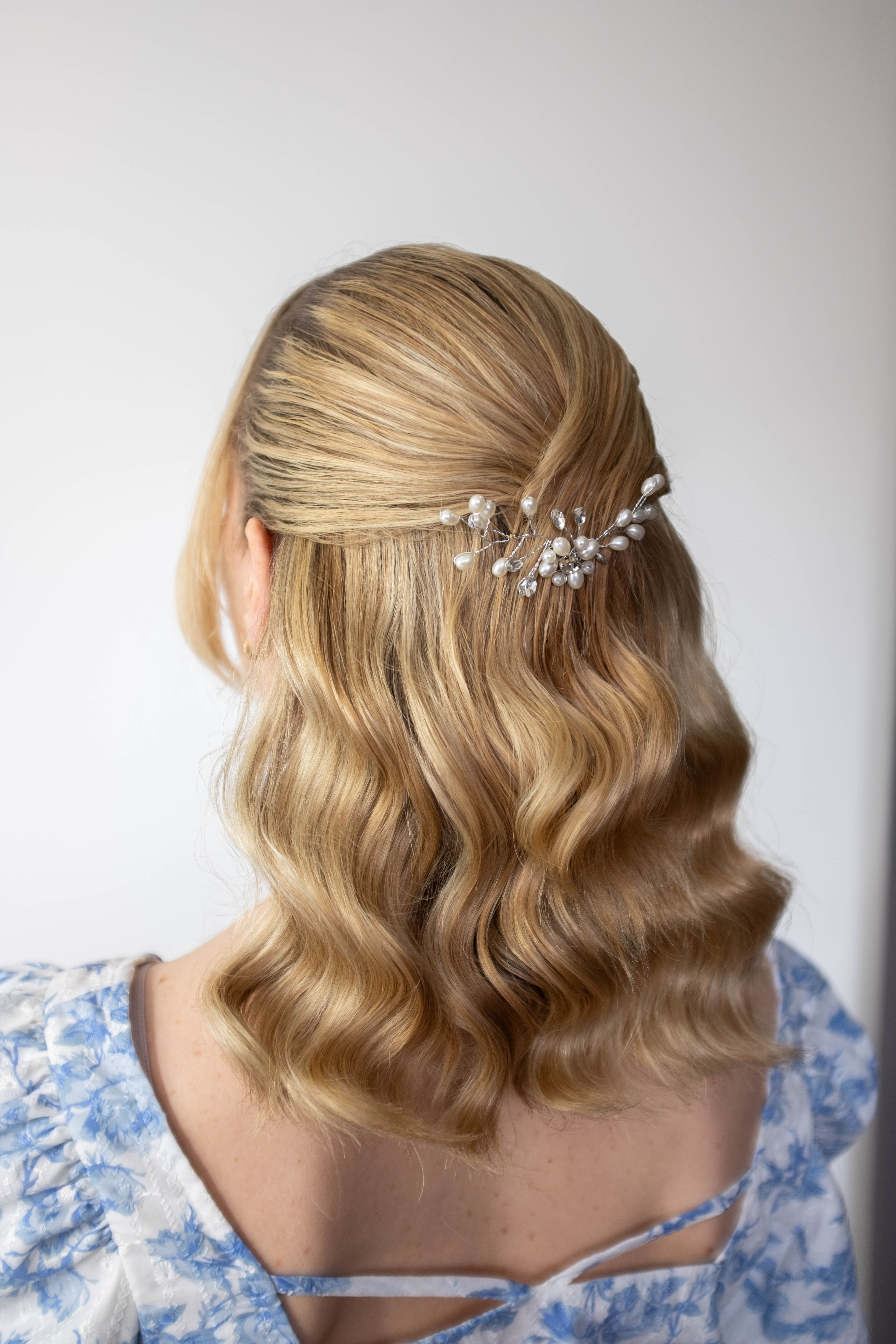 Bridal hair styling by Jenny Nicholls