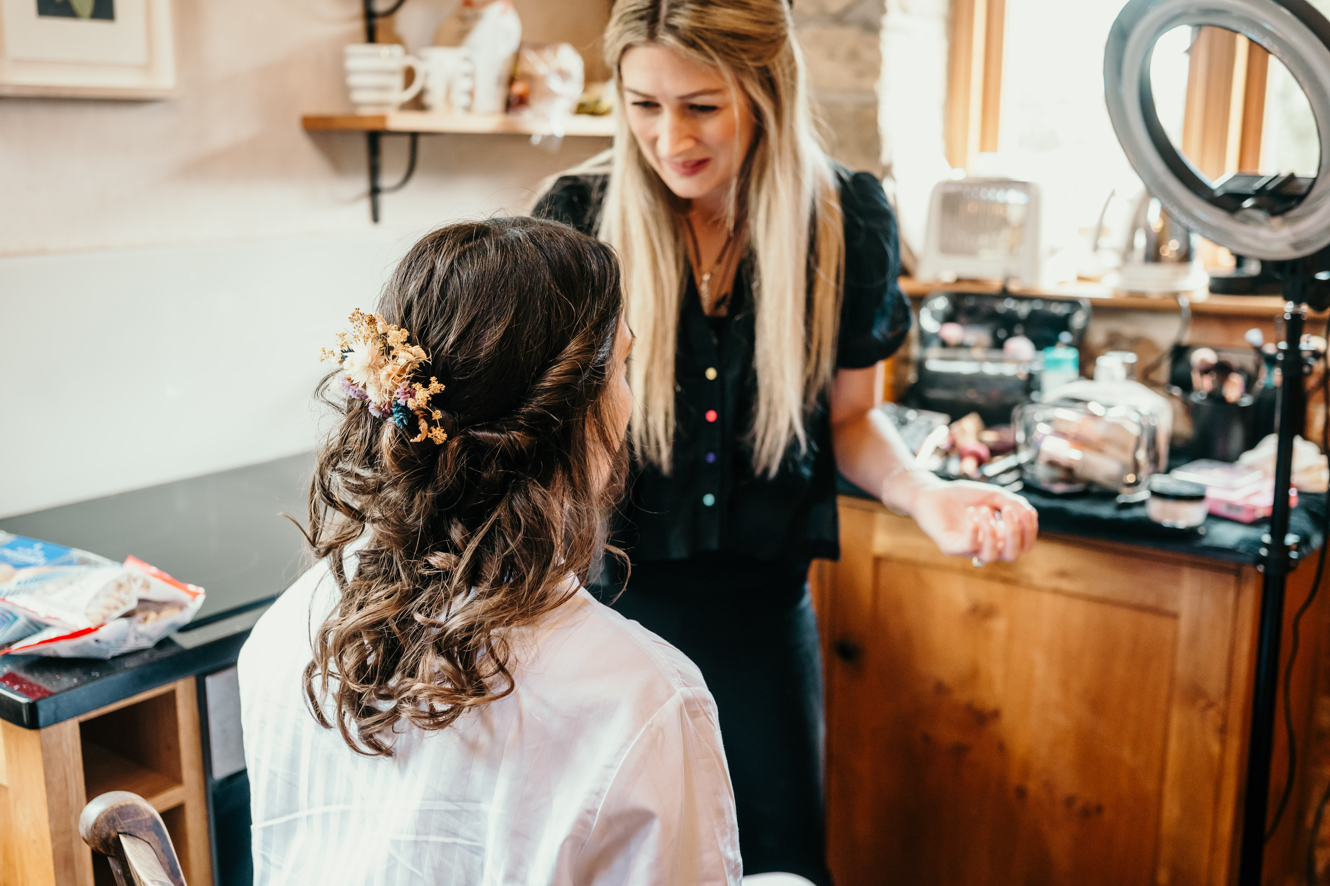 Jenny Nicholls, hair and makeup artist