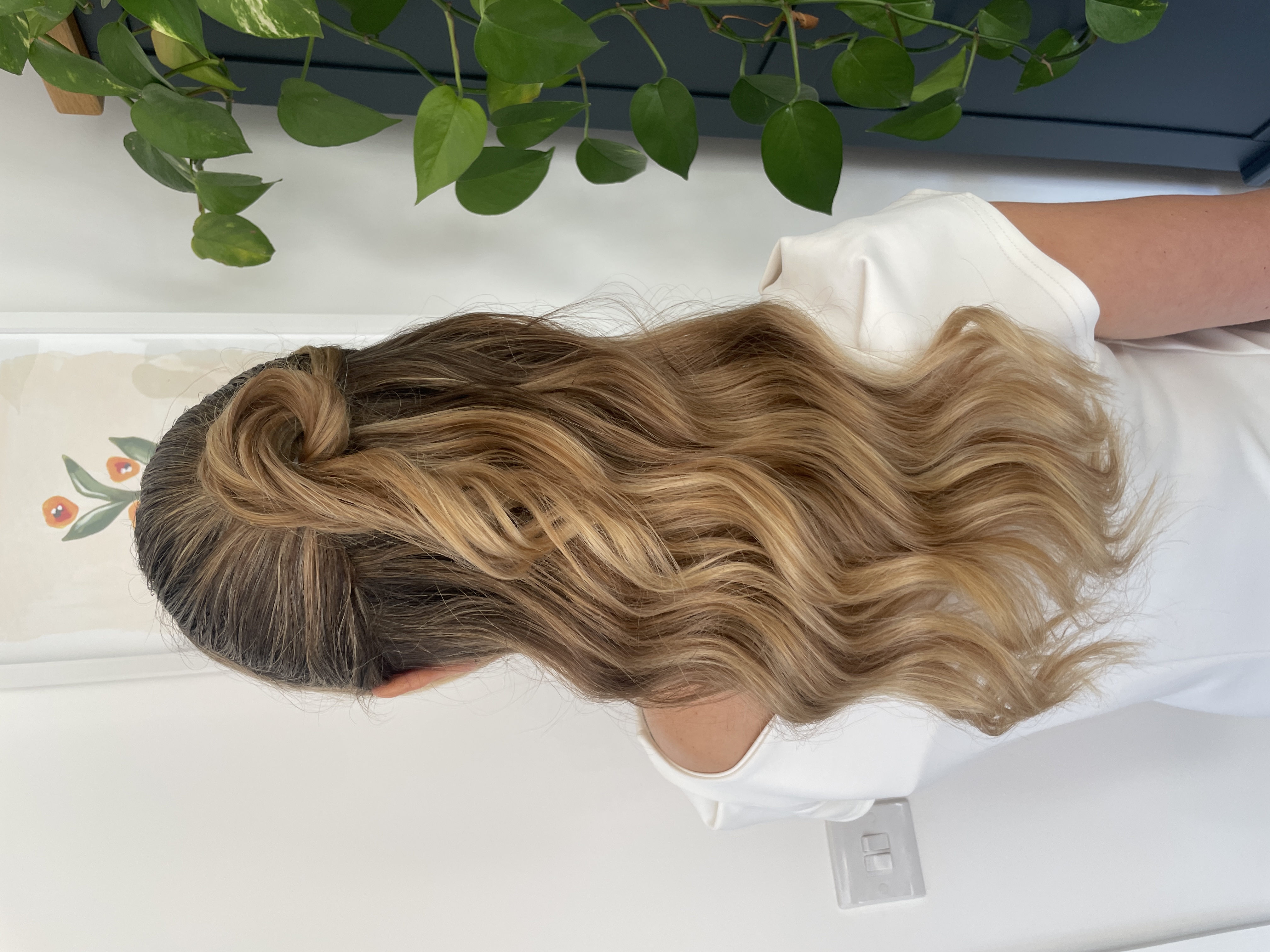 Bridal hair styling