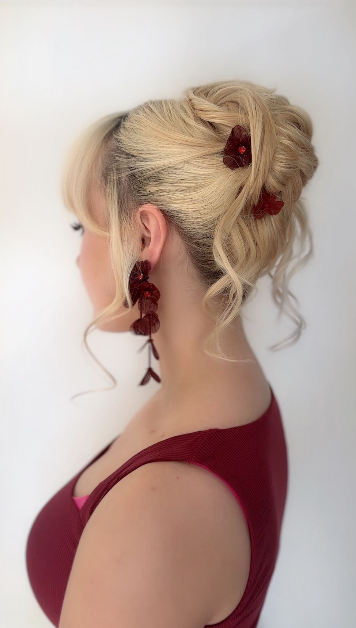Bridal hair styling by Jenny Nicholls