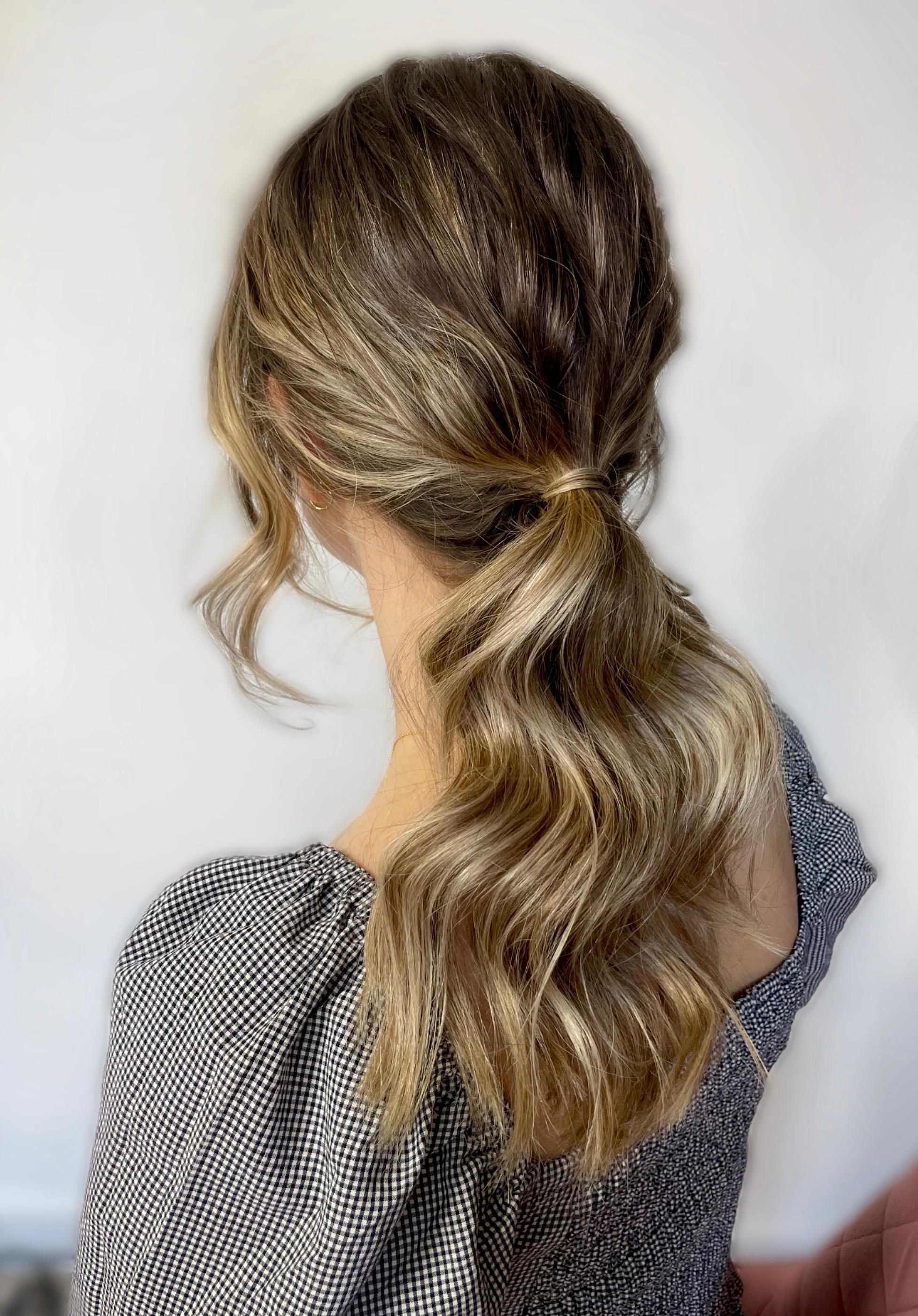 Bridal hair styling by Jenny Nicholls