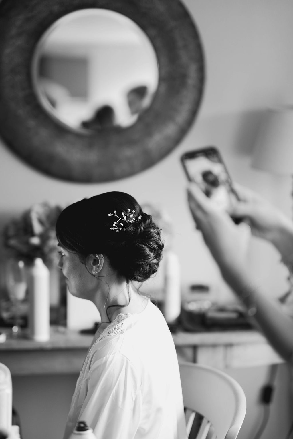 Bridal hair styling by Jenny Nicholls