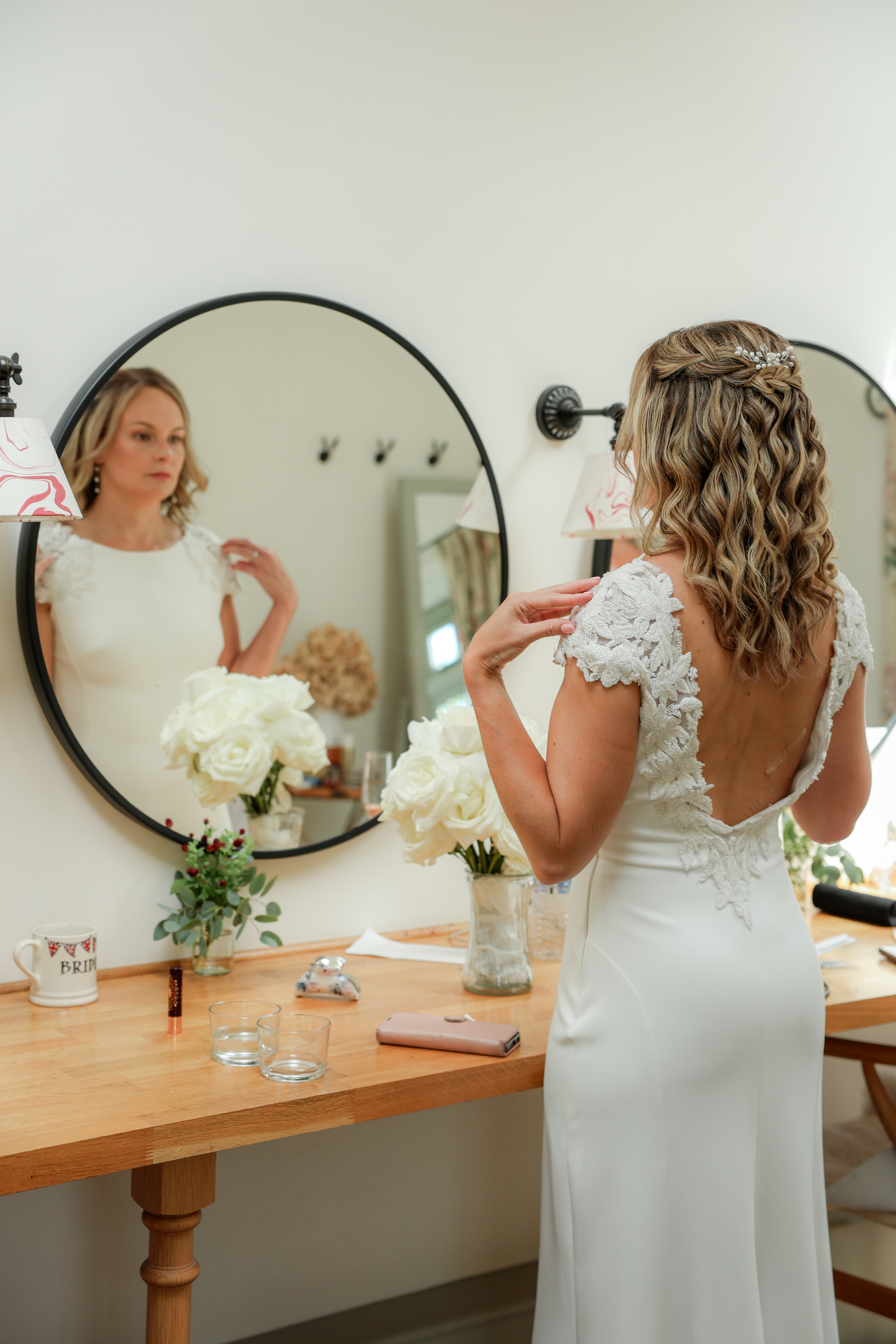 Bridal hair and makeup by Jenny Nicholls