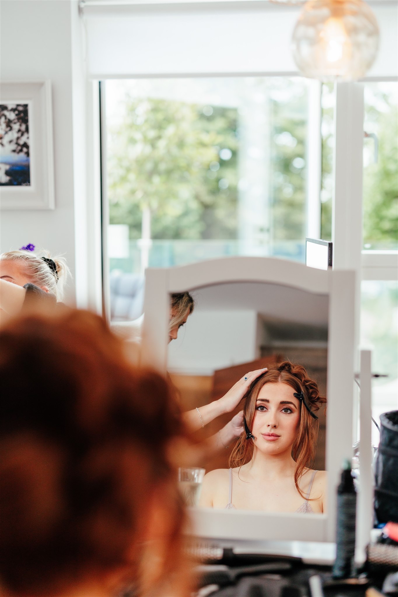 Bridal hair and makeup by Jenny Nicholls