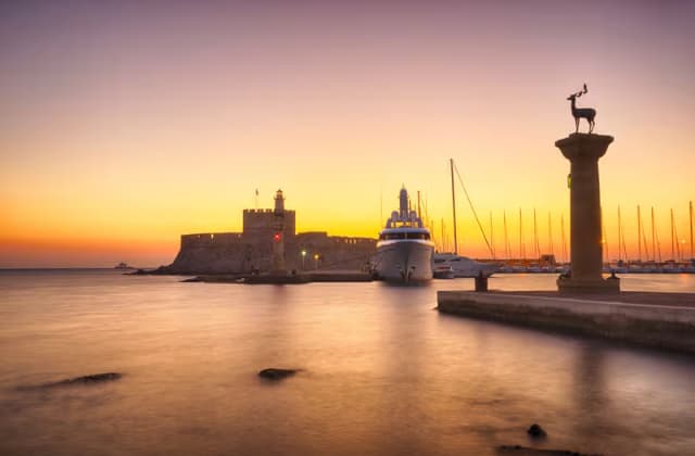 Mandraki Harbour