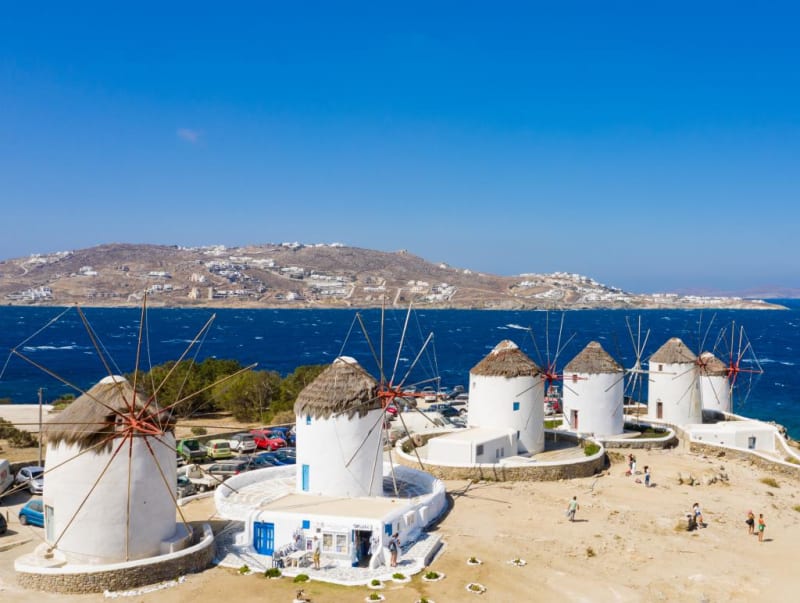 Mykonos — Windmills (Kato Mili)