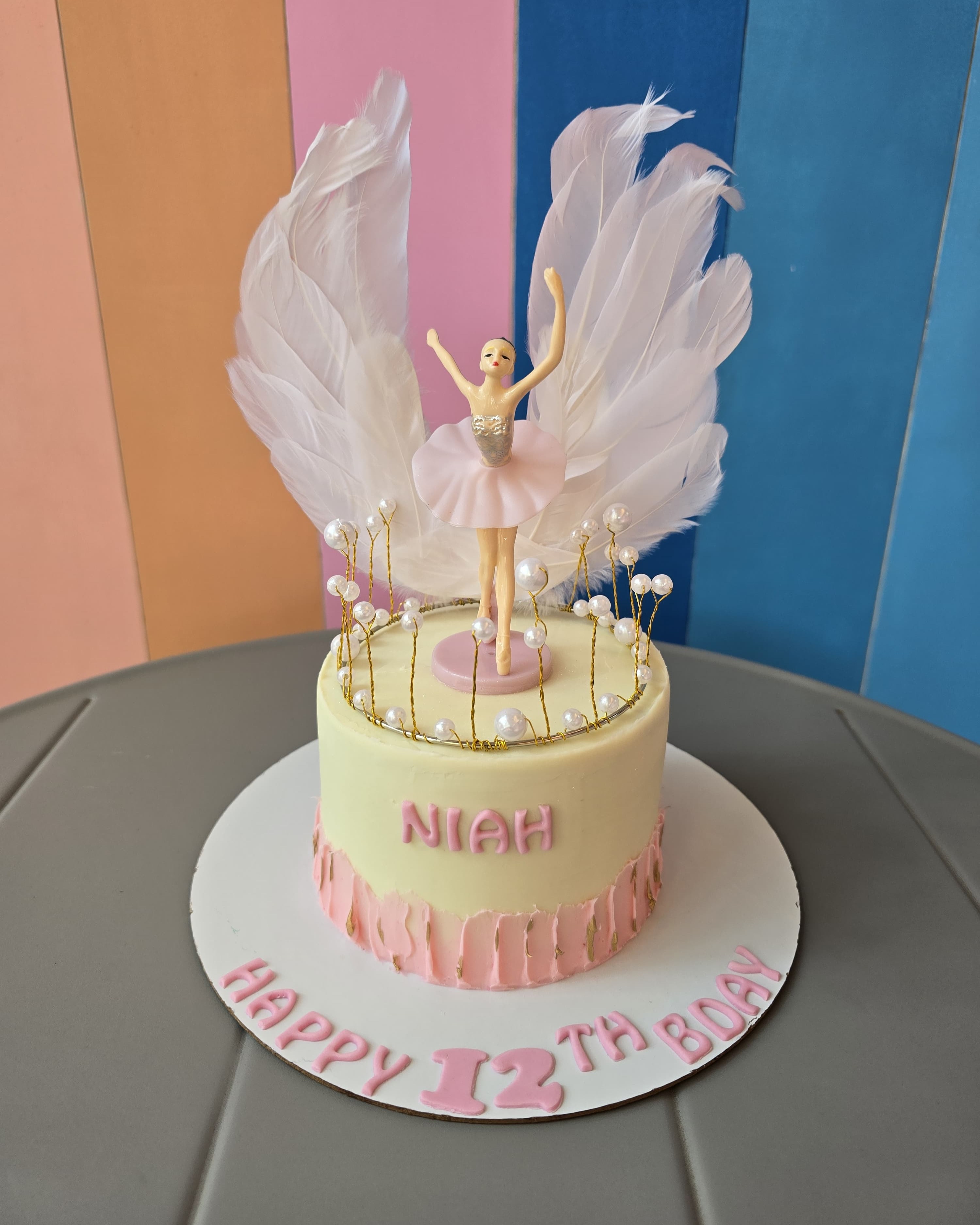 Ballerina Theme - Custom Birthday Cake — Sieve Patisserie, handcrafted desserts Mumbai and Goa