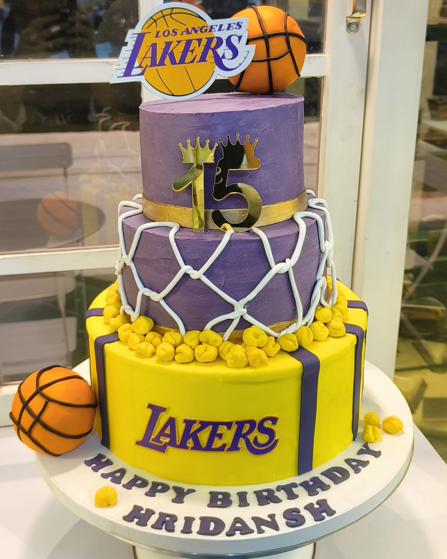 Basketball Theme - Custom Birthday Cake — Sieve Patisserie, handcrafted desserts Mumbai and Goa