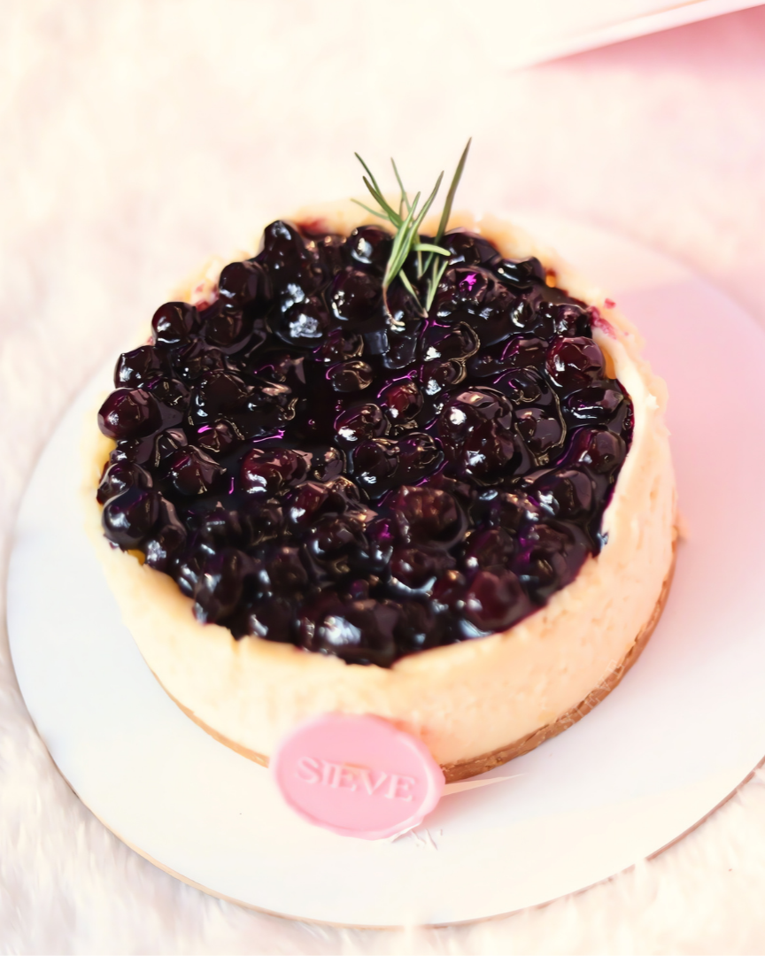 Blueberry Cheesecake — Sieve Patisserie, handcrafted desserts Mumbai and Goa