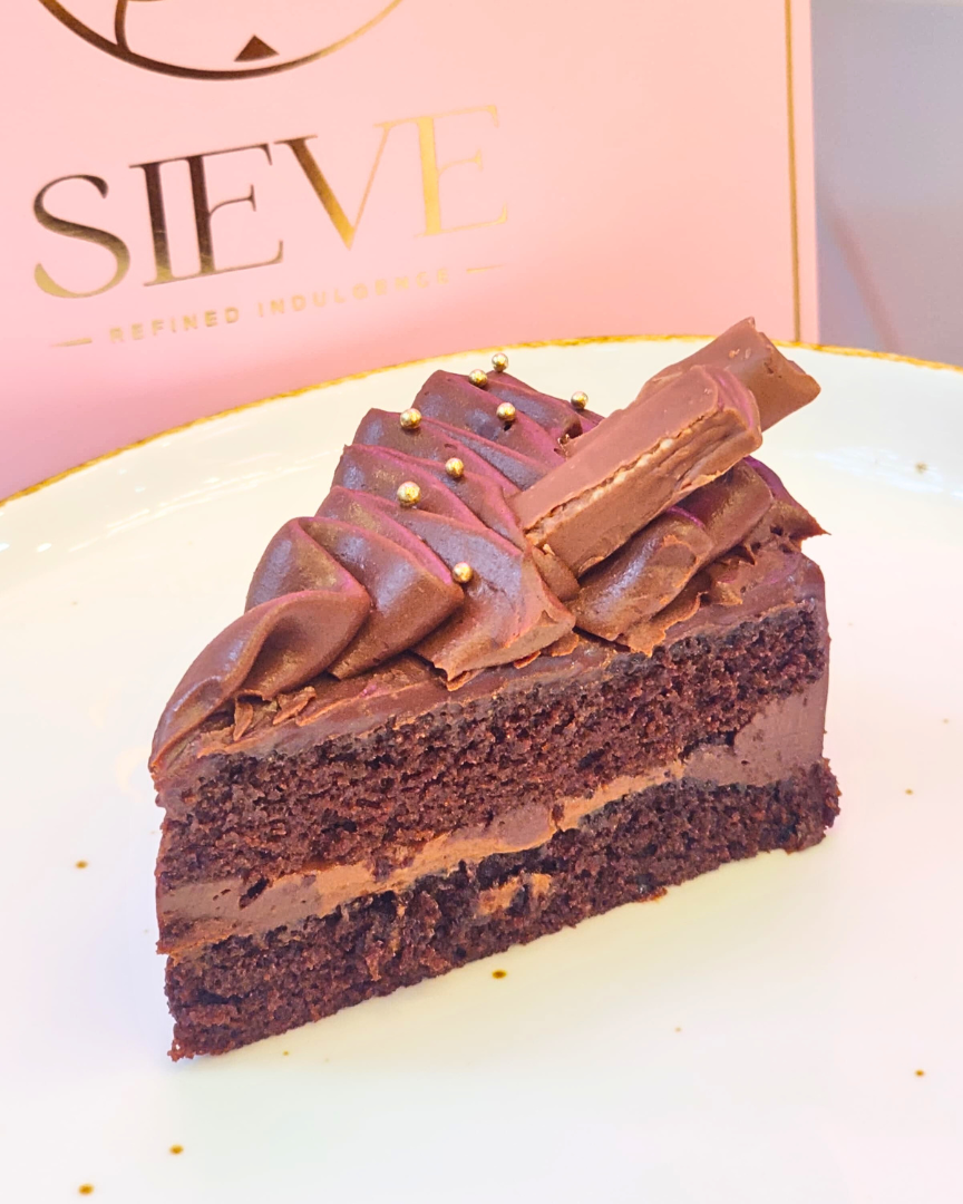 Chocolate Kit Kat Crunch Cake Slice — Sieve Patisserie, handcrafted desserts Mumbai and Goa
