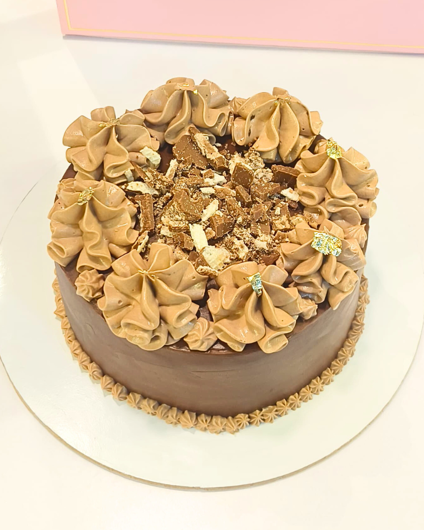 Chocolate Kit Kat Crunch Cake — Sieve Patisserie, handcrafted desserts Mumbai and Goa