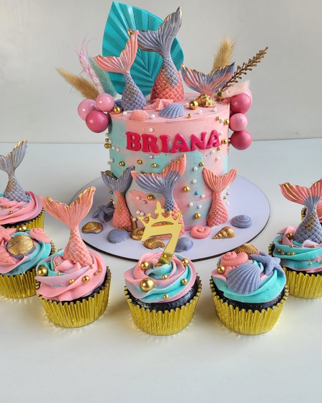 Mermaid Theme - Custom Birthday Cake — Sieve Patisserie, handcrafted desserts Mumbai and Goa