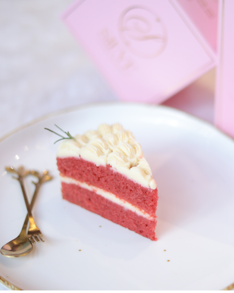 Red Velvet Cream Cheese Cake Slice — Sieve Patisserie, handcrafted desserts Mumbai and Goa