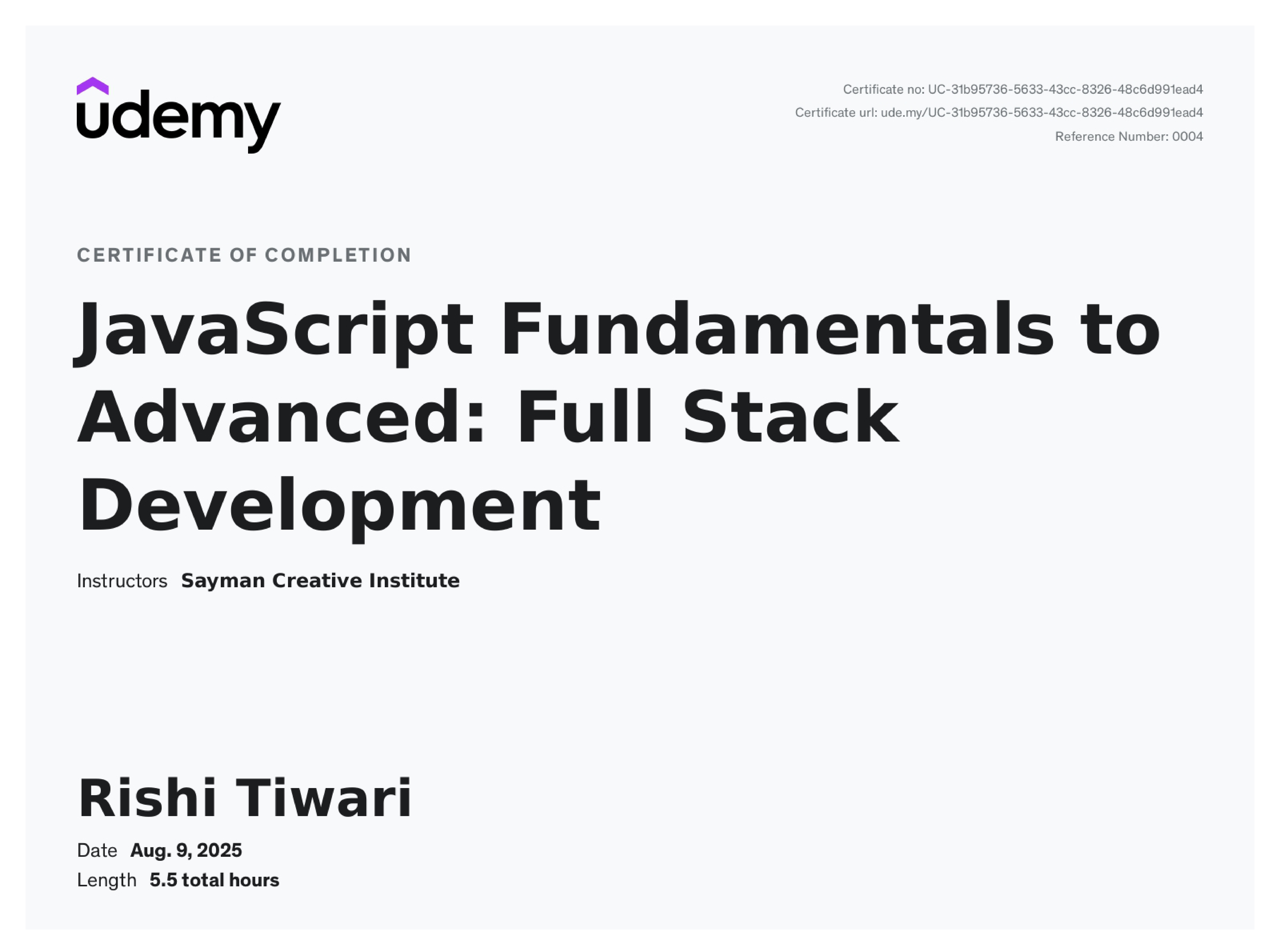 Js Udemy