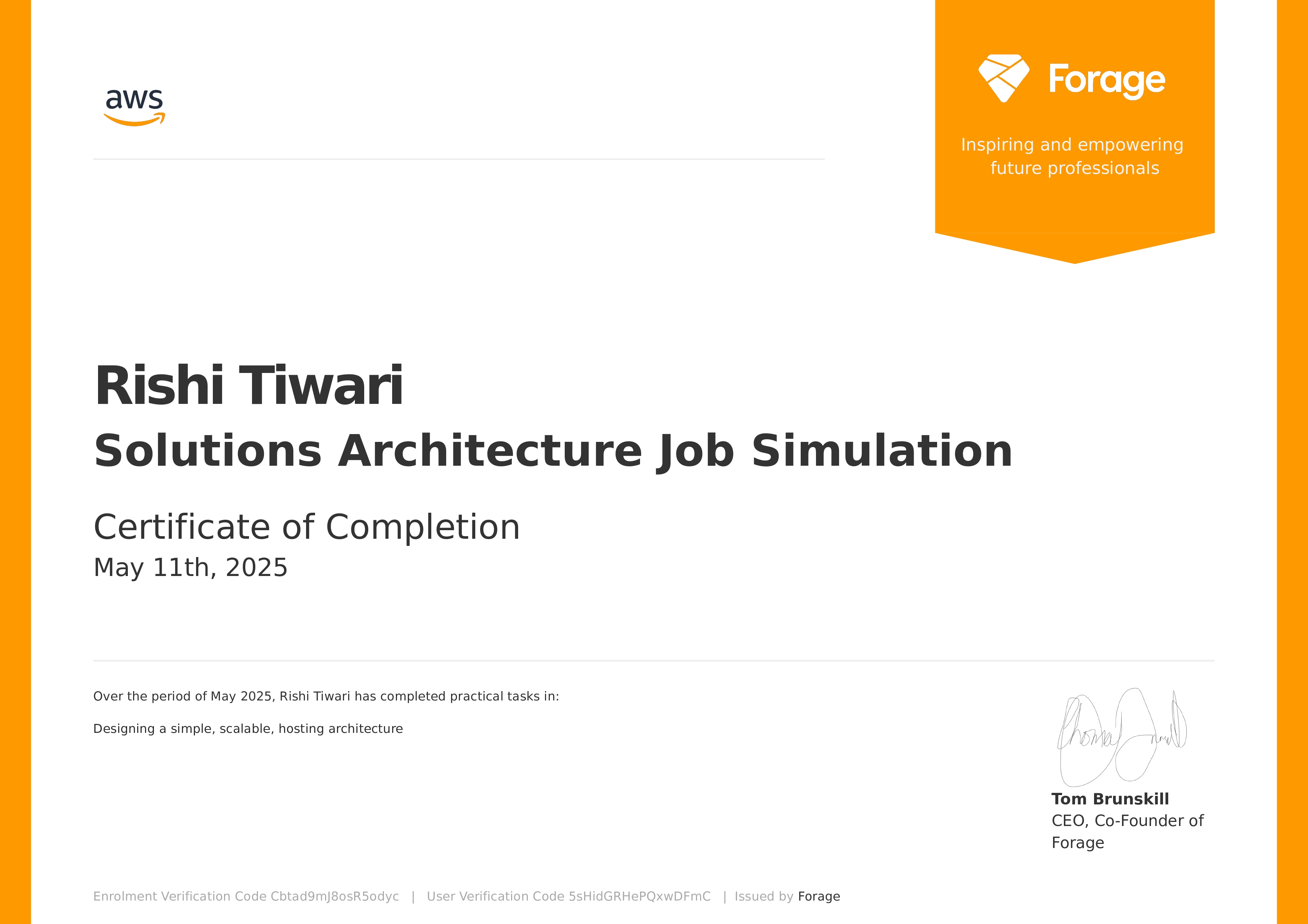 Solution Architecture Job Simulation