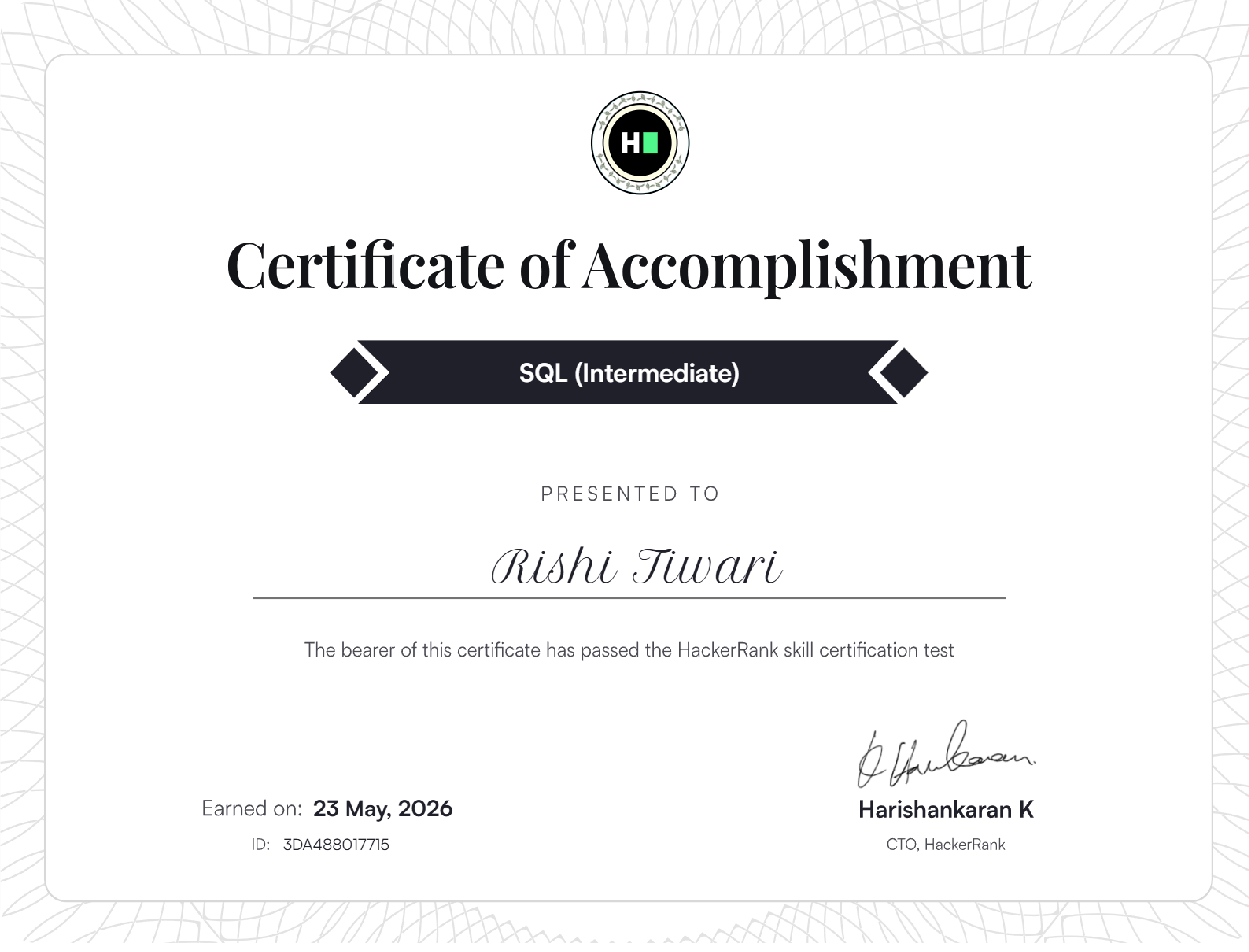 SQL (Intermediate)