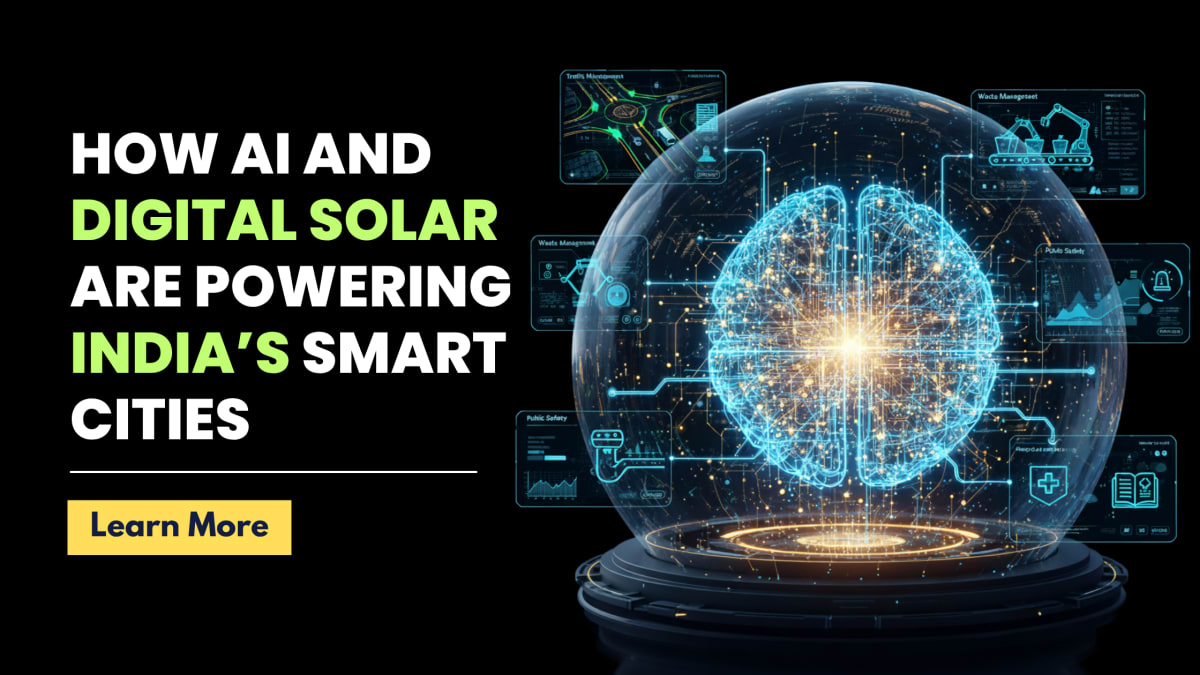 How AI and Digital Solar Are Powering India’s Smart Cities