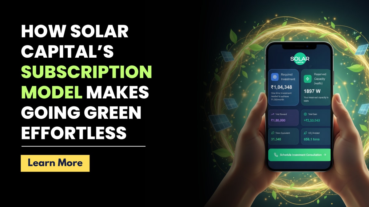 How Solar Capital’s Subscription Model Makes Going Green Effortless