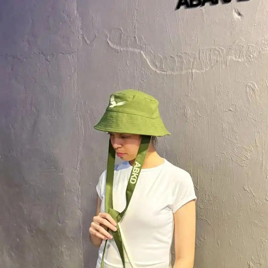 Abakada Coffee Olive Green Bucket Hat