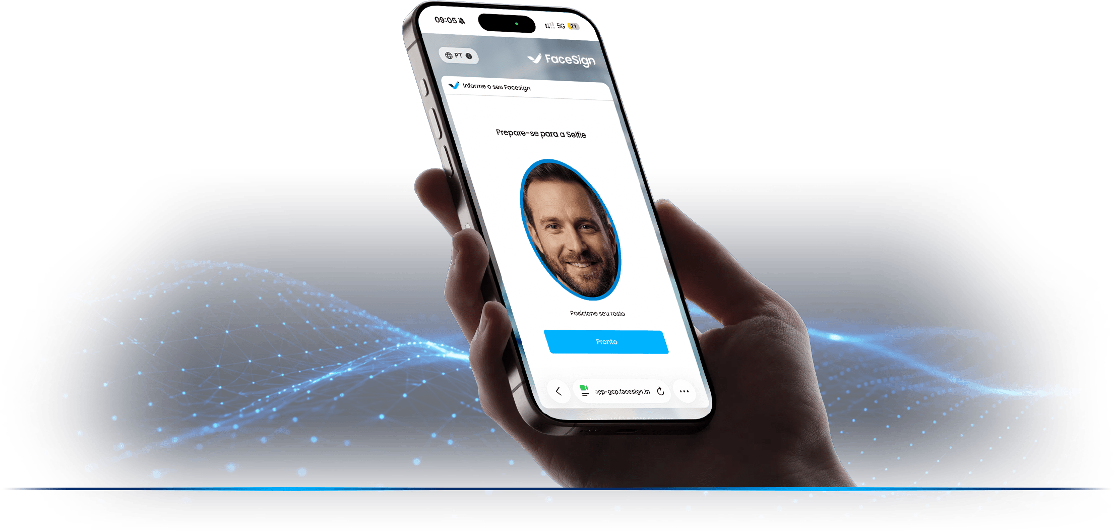 FaceSign App on Phone