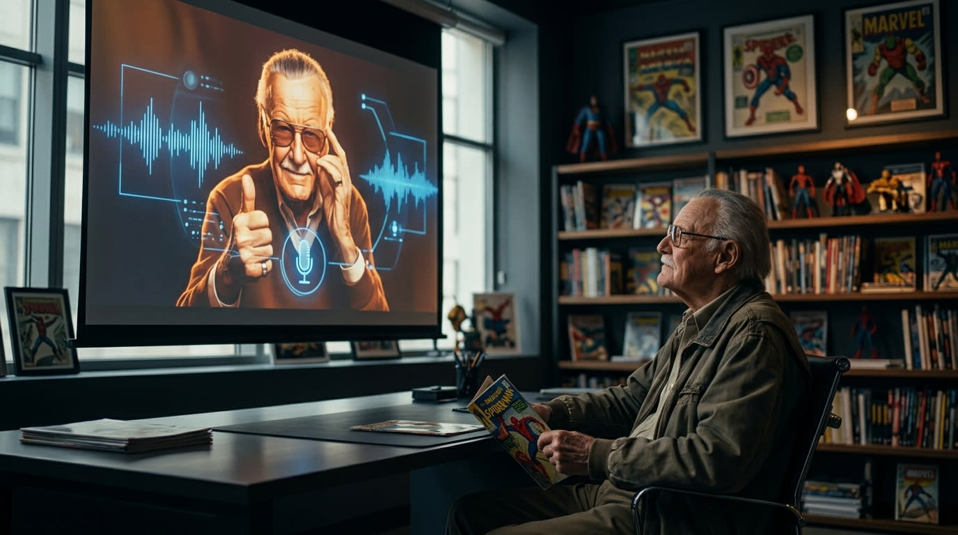 Stan Lee's Legacy Lives On: AI to Revive Iconic Voice, New Ventures Honour Marvel Creator
