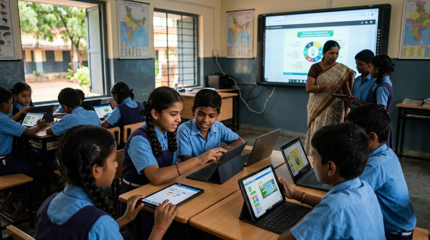 Indian Government Schools Bridge Digital Divide with Enhanced Connectivity, Smart Classrooms
