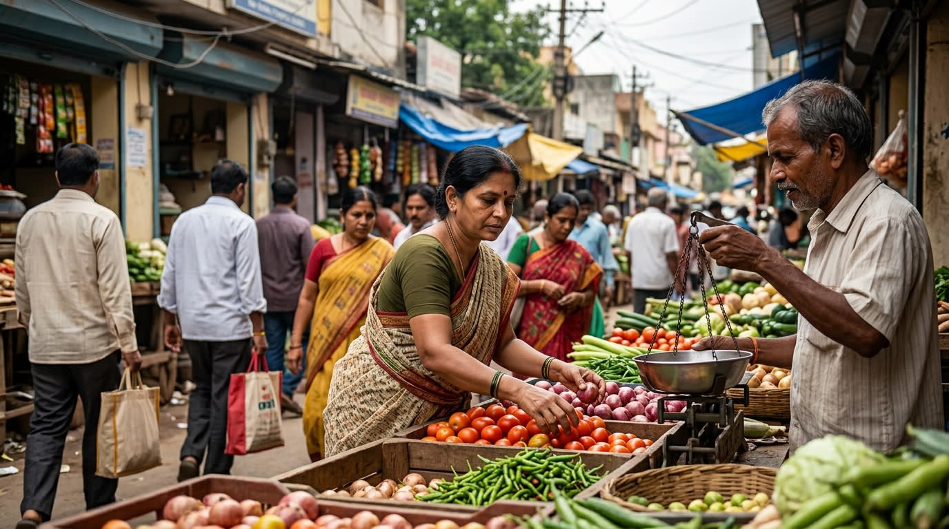 India's Retail Inflation Surges Past 4% Mark in June, First Time in 17 Months