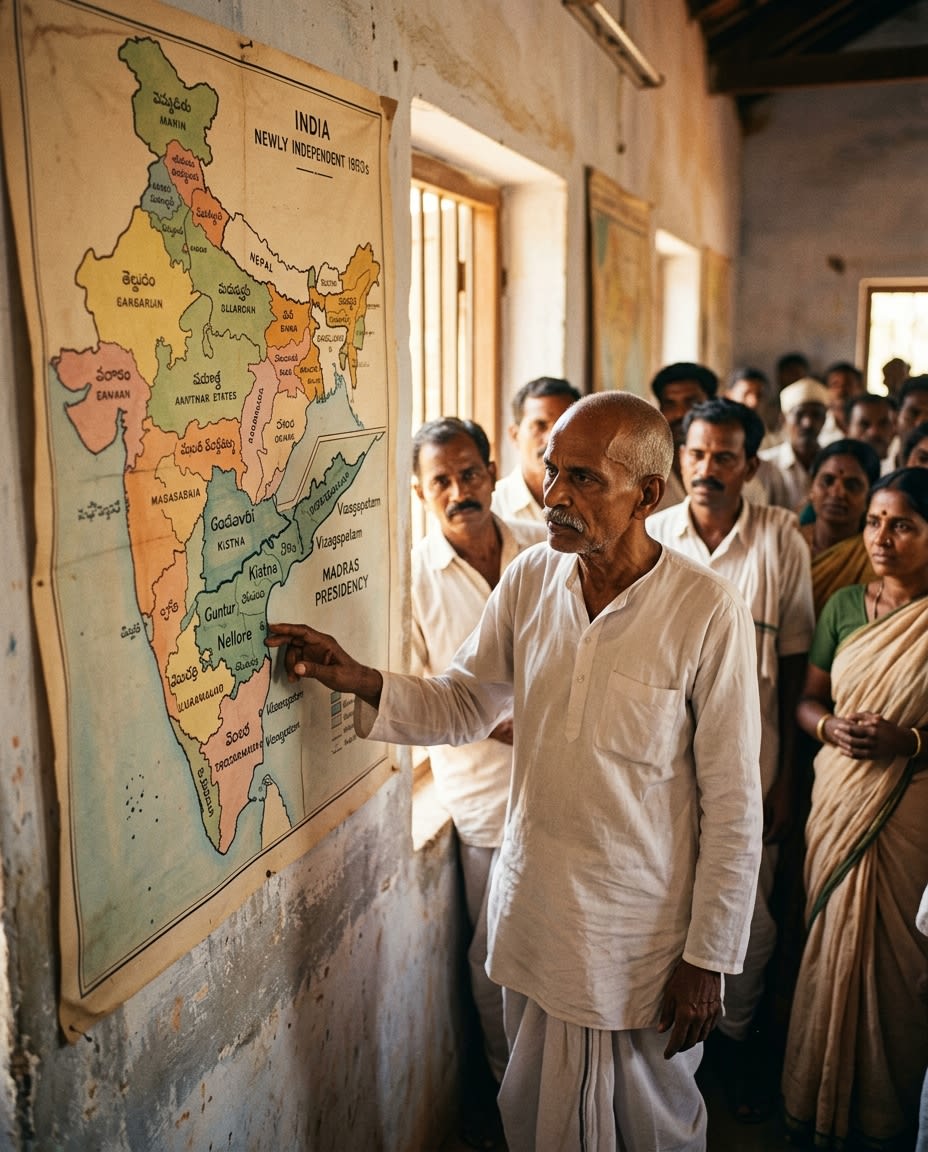 The Sacrifice That Redrew India's Map: Potti Sreeramulu and Andhra State