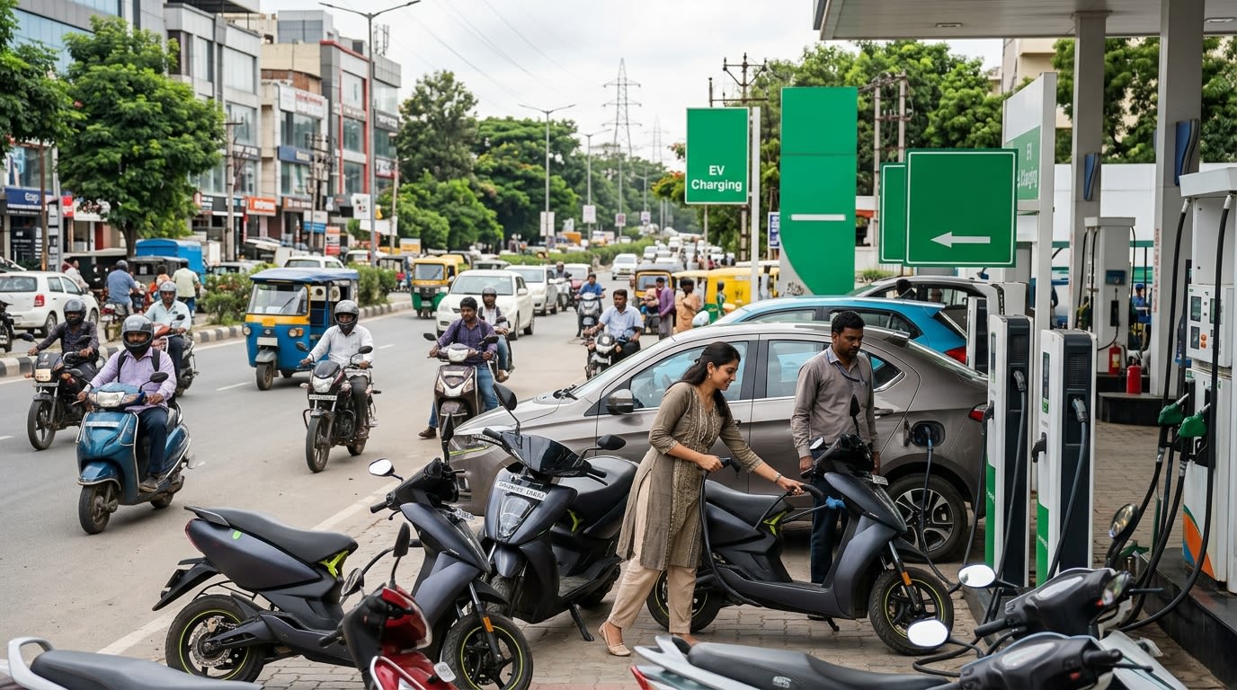 Alternative Fuel Vehicles Surge in India, Nearly Match Petrol Car Sales