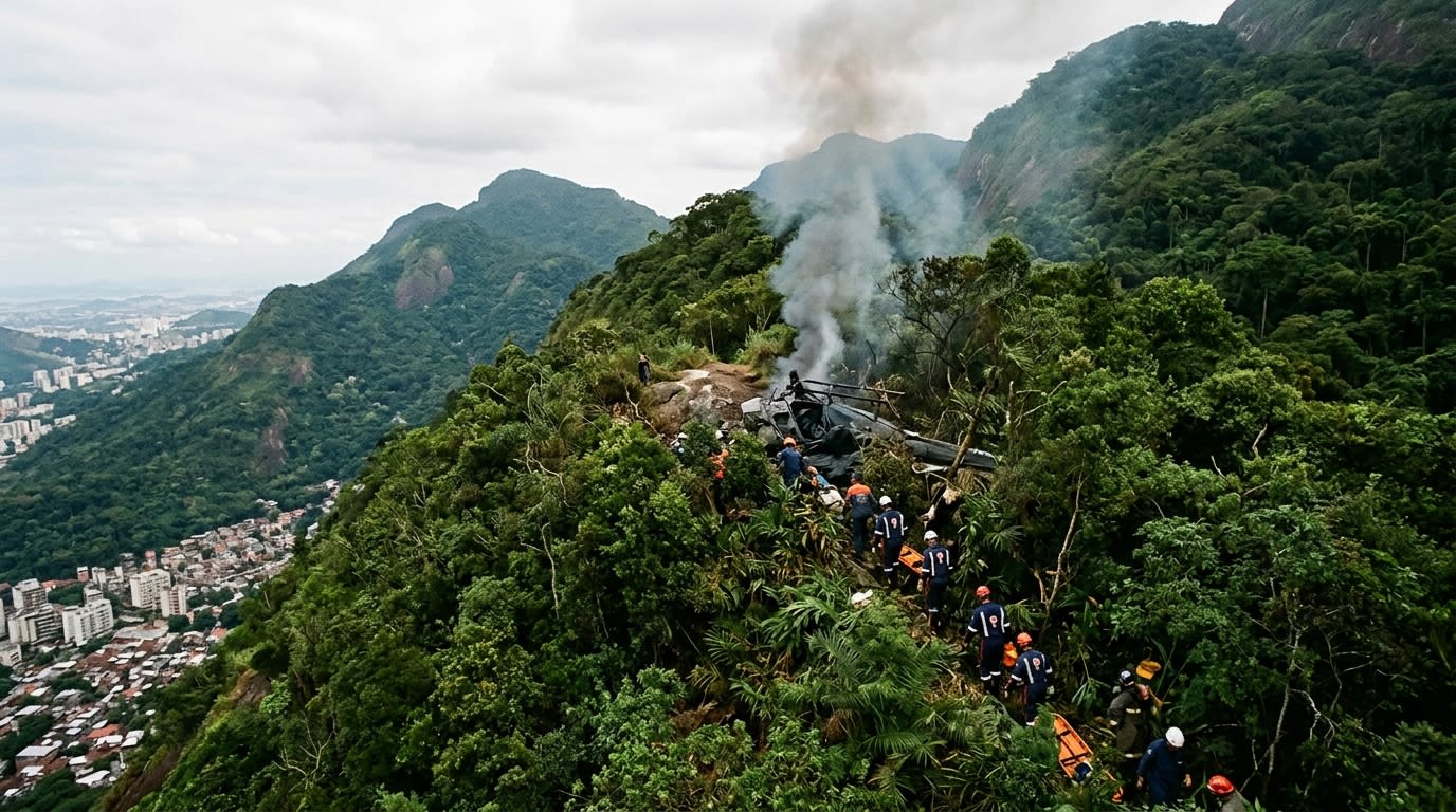 Four Fatalities Reported in Rio de Janeiro Helicopter Crash