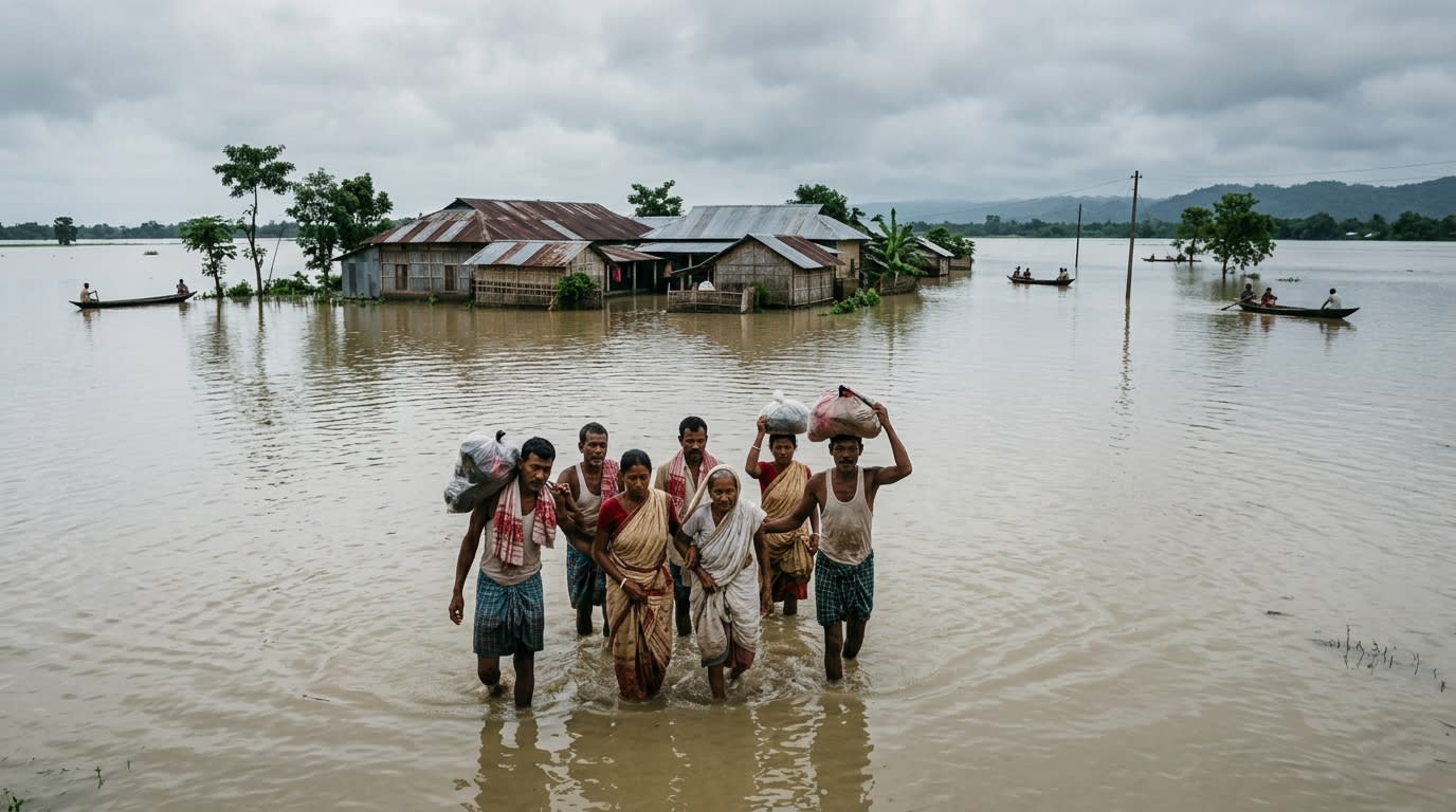 Assam's Sivasagar, Charaideo Reel From Unprecedented Floods