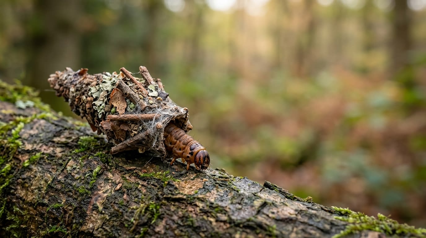 Bagworm Caterpillars: Nature's Ingenious Architects with Portable Homes