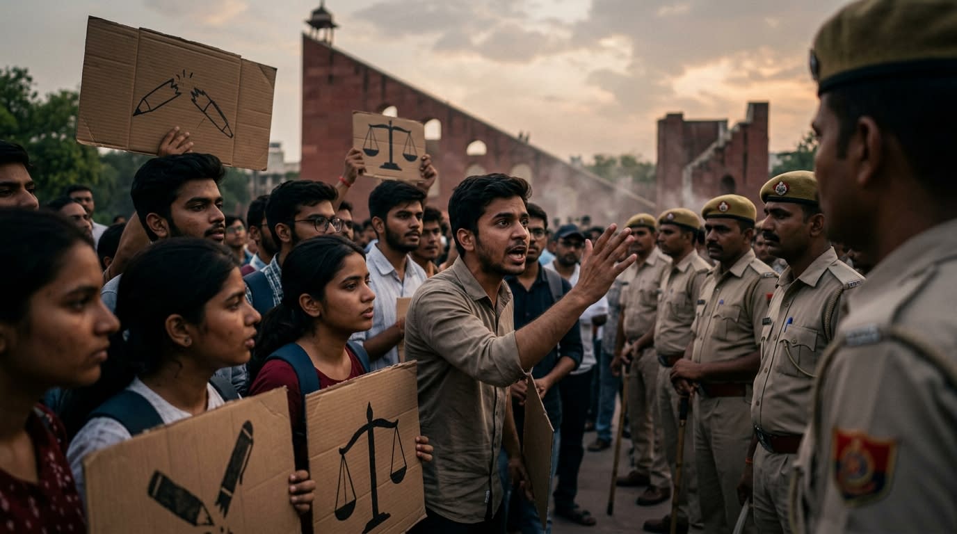 Rahul Gandhi Challenges Amit Shah on Accountability Amidst Student Protests