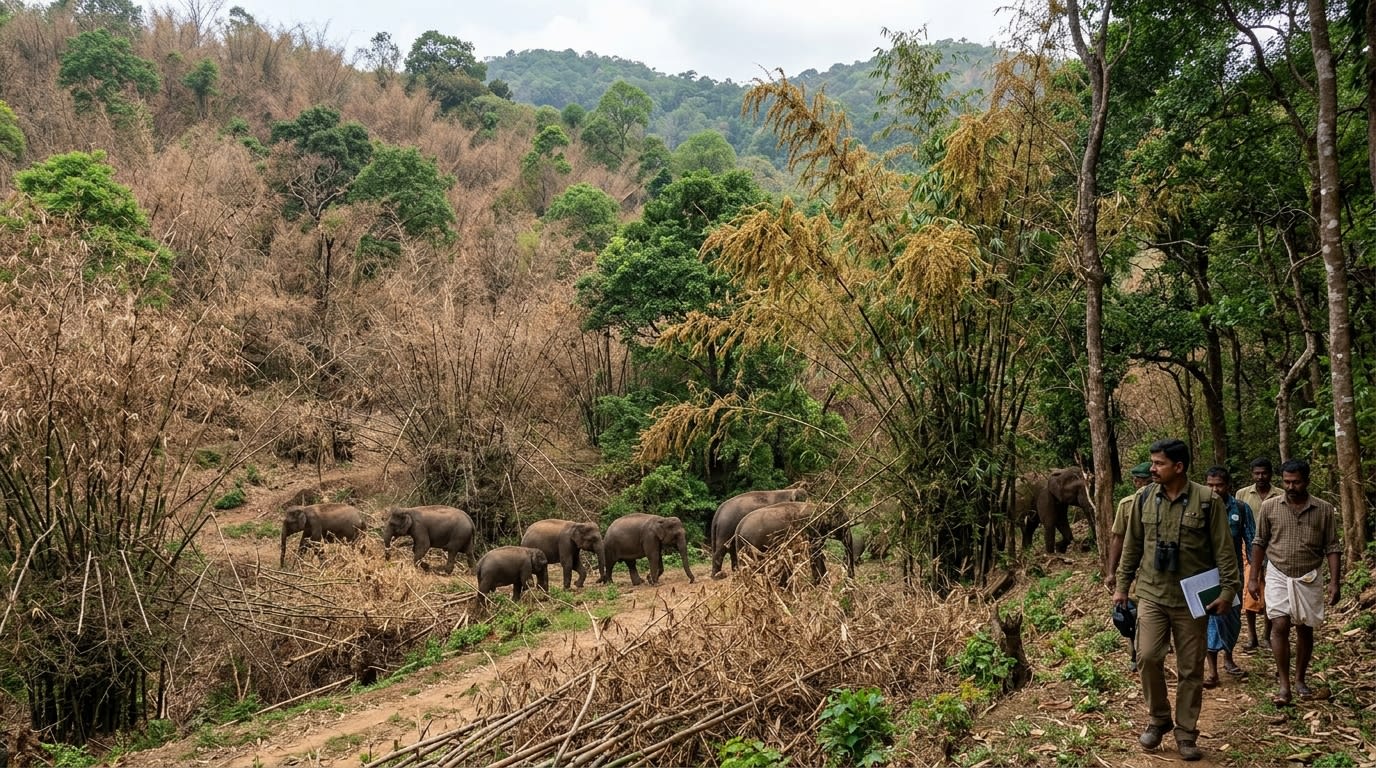 Mass Bamboo Flowering Threatens Ecological Balance, Heightens Wildlife Conflict in India: KFRI Study