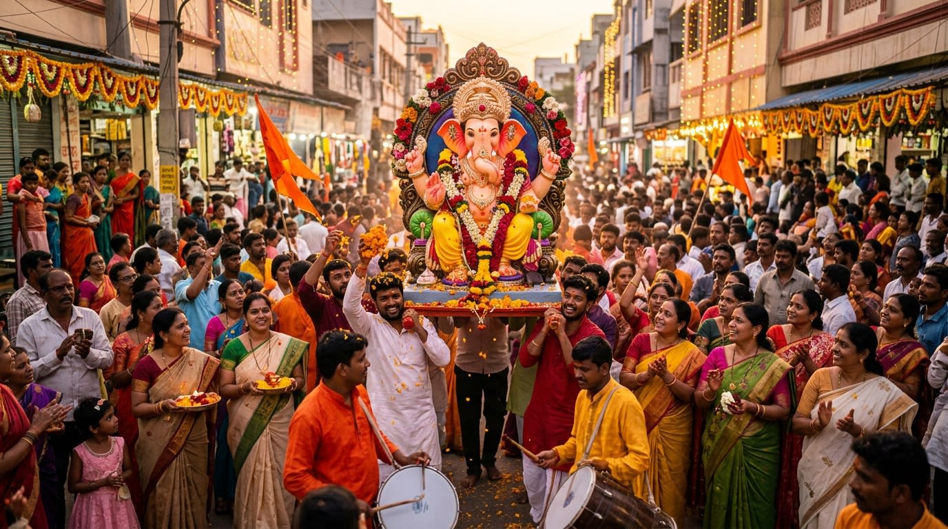 Ganesh Chaturthi Festivities Begin with Immense Fervour Across Telangana