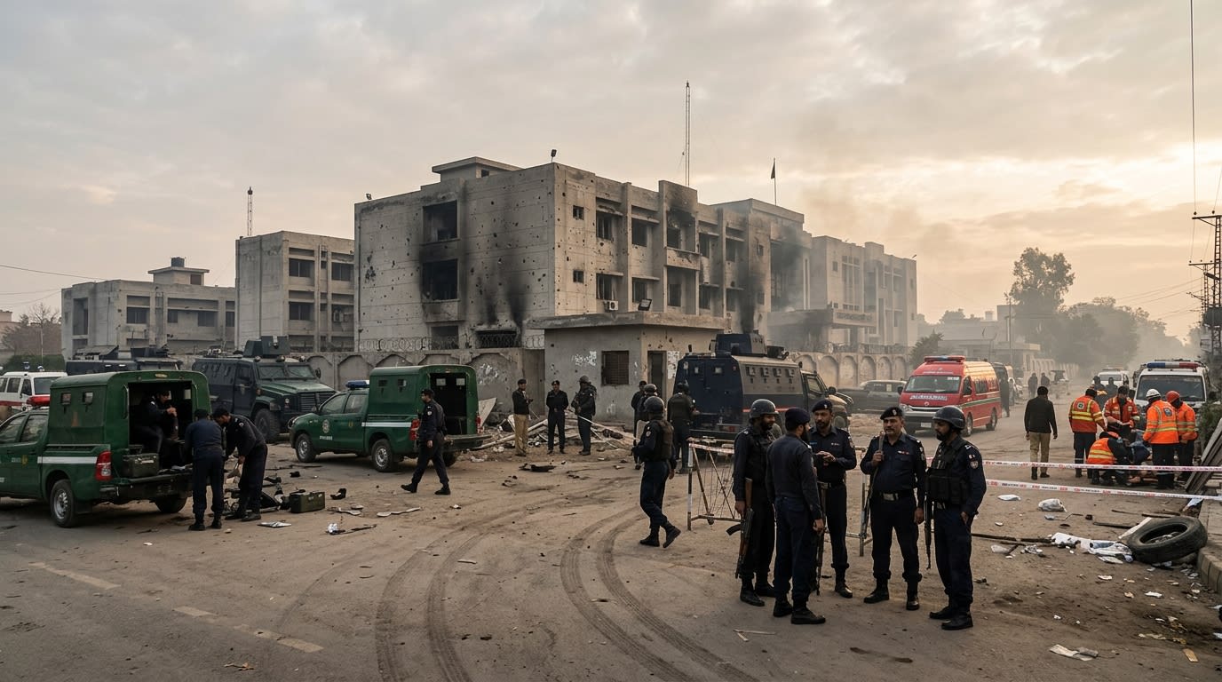 Pakistan Police HQ Standoff Ends After 22 Hours, Death Toll Reaches 31