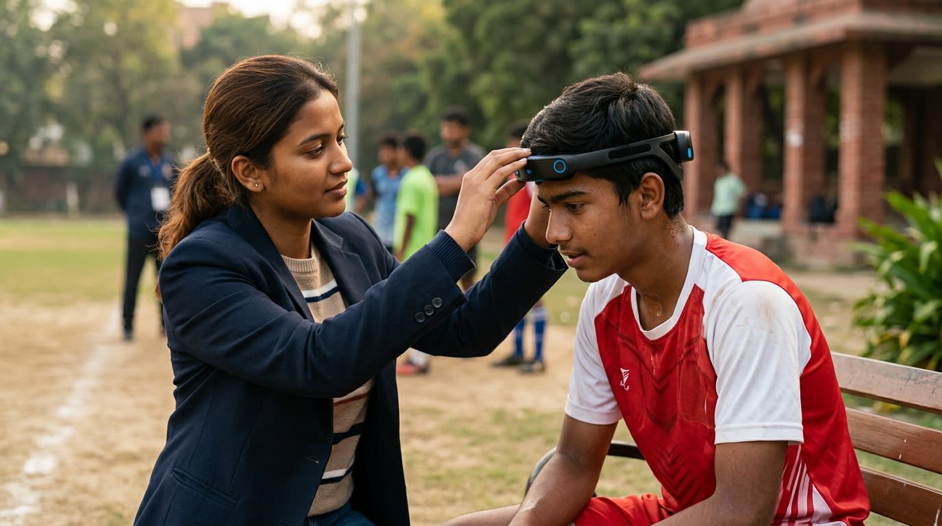 Harvard Students Develop Rapid Concussion Screening Headset, Holds Promise for Indian Sports