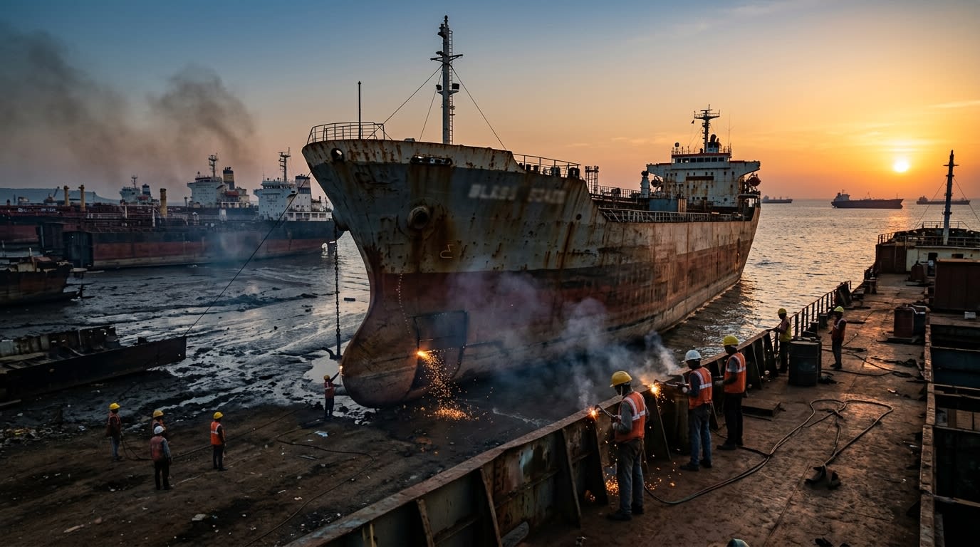 Alang Faces Scrutiny as Sanctioned Vessels Seek Recycling