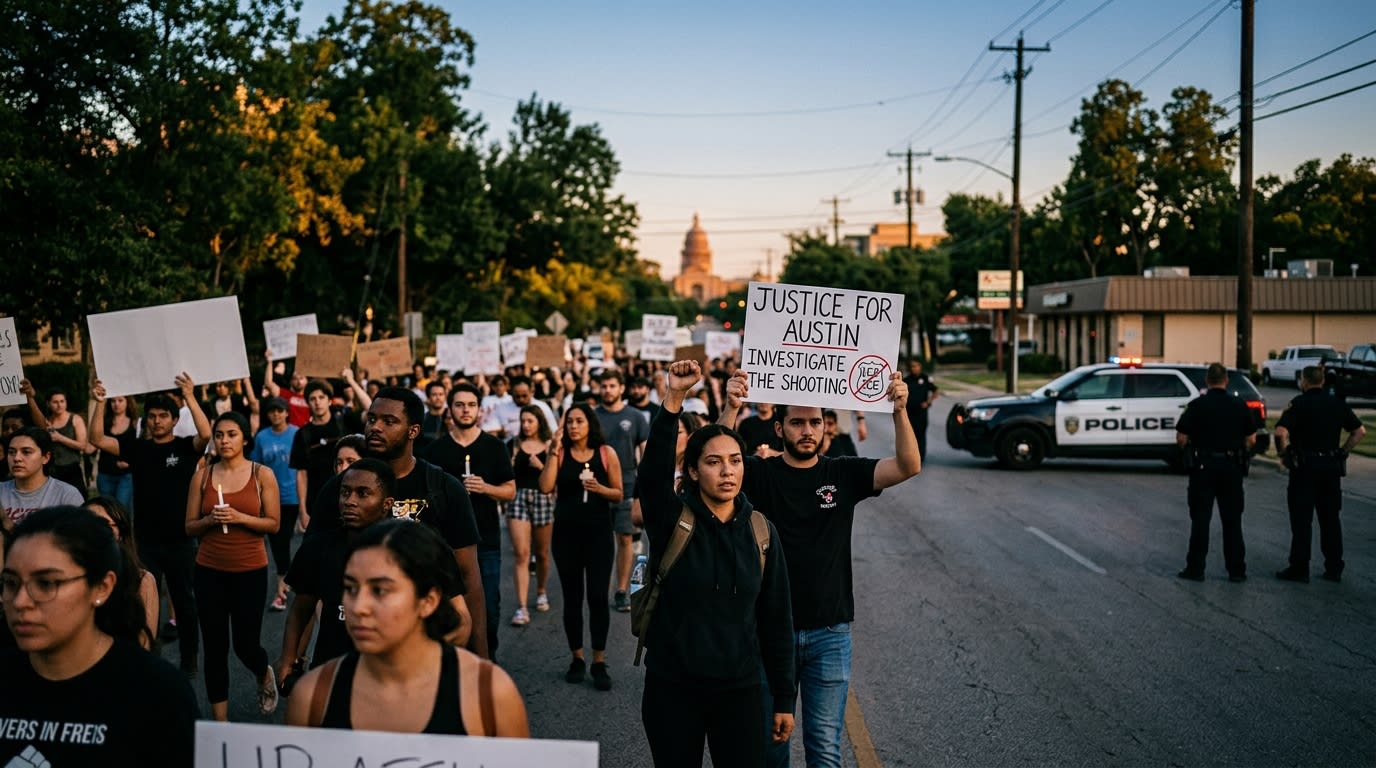 ICE Officer Shoots Man in Austin, Sparks Protests and Demands for Probe