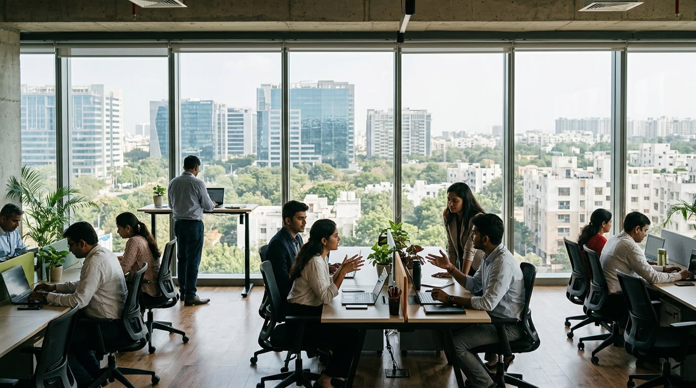 Hyderabad Office Leasing Jumps 50% in Nine Months, Driven by GCCs and Flex Spaces
