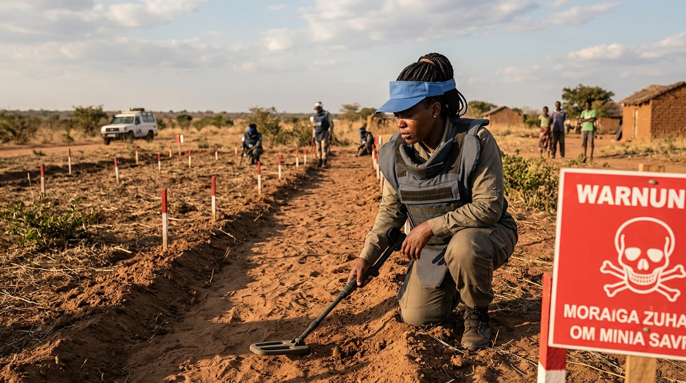 Princess Diana's Angola Minefield Walk Continues to Inspire Global Landmine Eradication