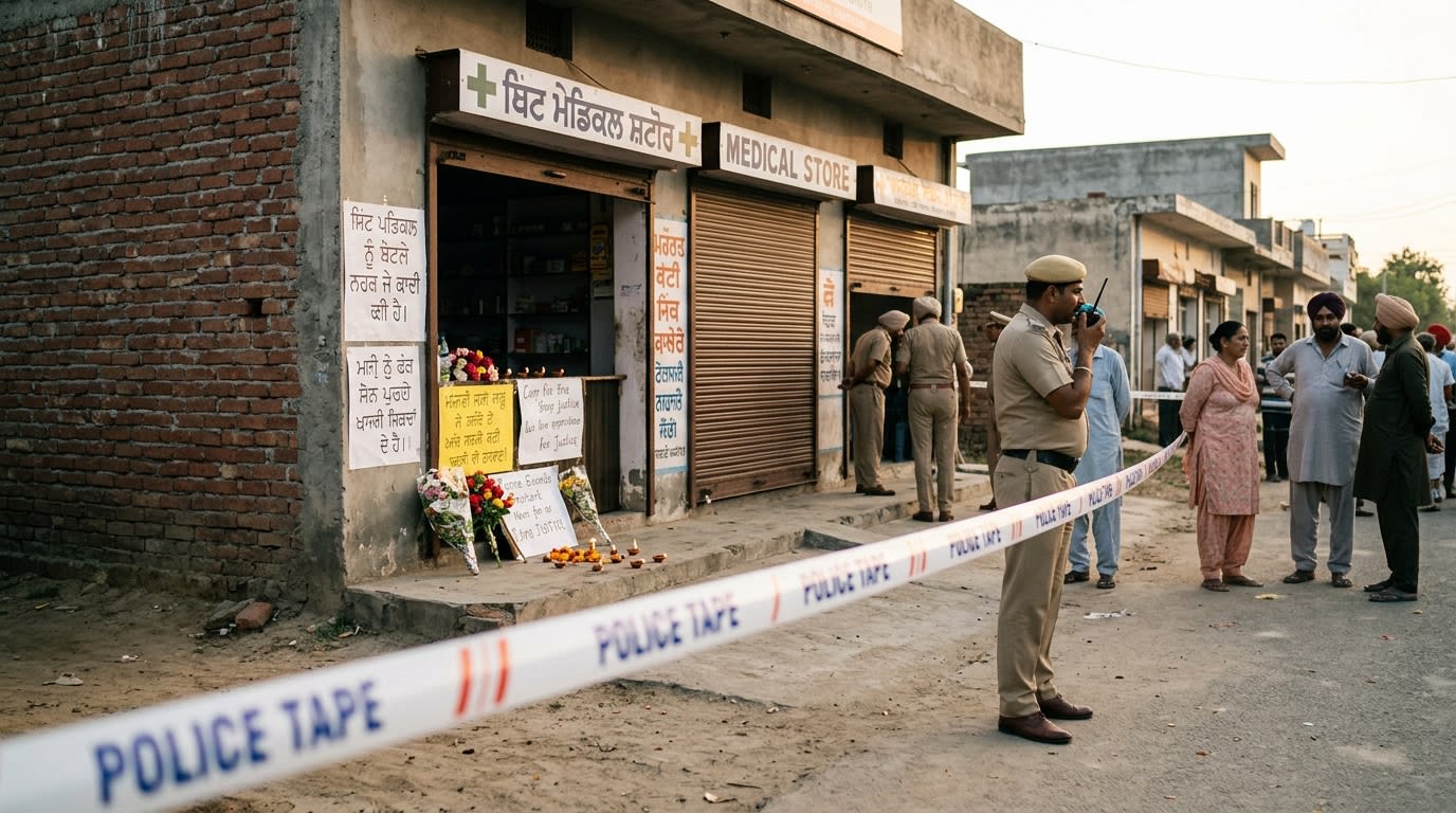 Anti-Drug Activist Shot Dead in Punjab, Medical Store Owner Apprehended